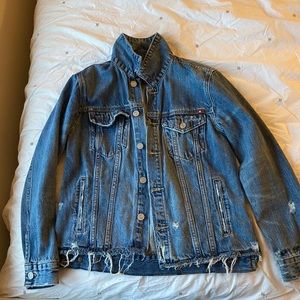 Lucky Brand Tomboy Trucker Jean Jacket
